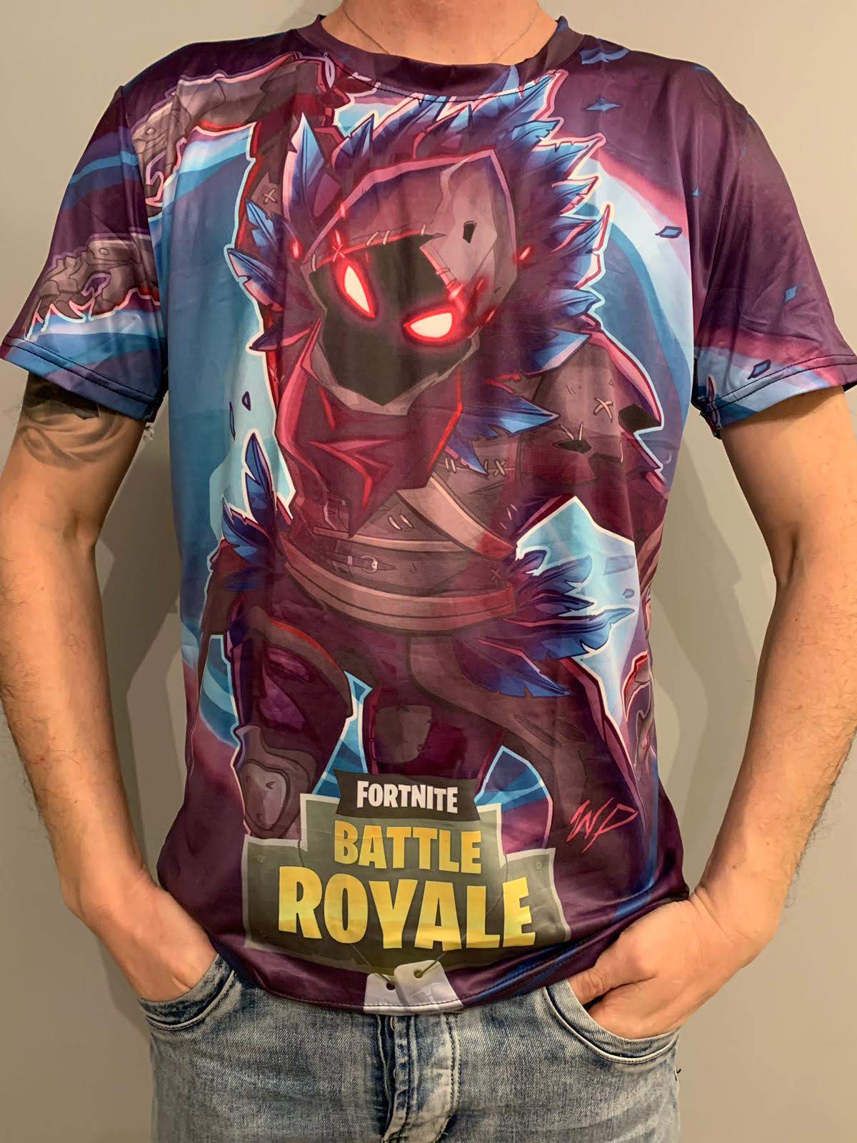 Raven Fortnite Battle Royale Graphic T-Shirt